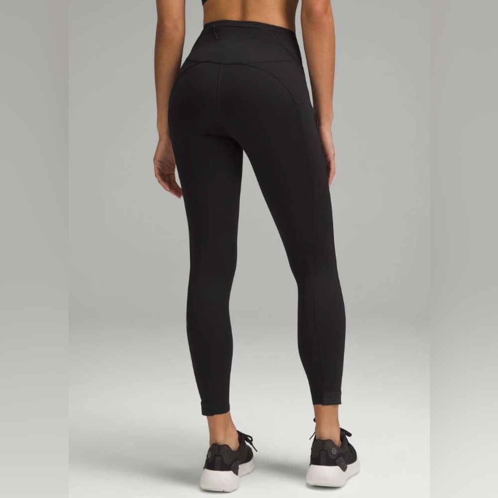 USED (Excellent Condition) Lululemon Fast&Free Hi-Rise Tight 25" 3 Pockets *Glow - Picture 2 of 11
